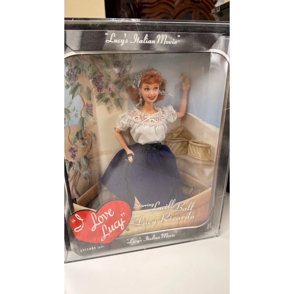 I Love Lucy Lucy's Italian Movie Doll Episode 150 Mattel NRFB‎ Display Case